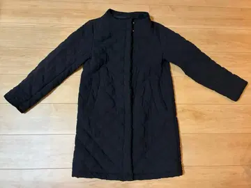 ATSRO TAYAMA 블랙 퀼팅 자켓 프론트 지퍼