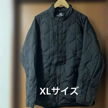 UNIQLO 화이트 마운티니어링 리사이클 하이브리드 다운 자켓