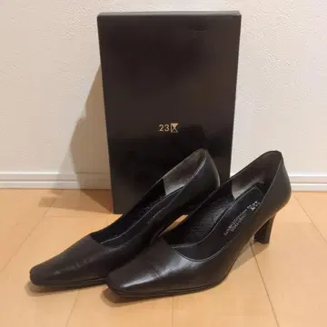 새상품급 23구 블랙 펌프스 23cm