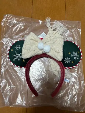 디즈니 크리스마스 머리띠 리스