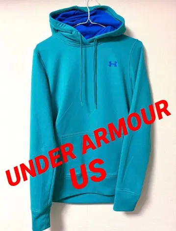 [ Under Armour ] 언더아머 US 터콰이즈 후드 부착 후드티
