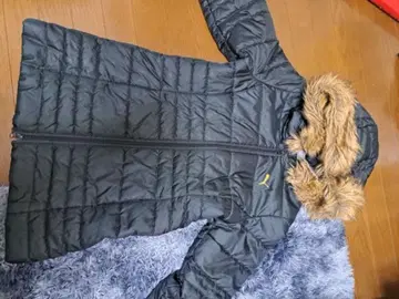 PUMA 퍼 포함 다운 자켓 M 블랙