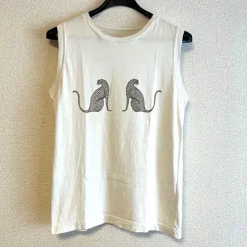 ameri medi white twin cheetah tank