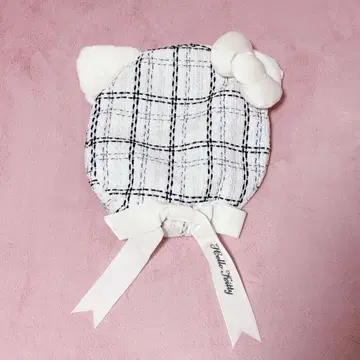 유니버설 키티 베레모 화이트