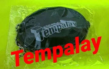 [ 새상품 ] Tempalay 블랙 코인 케이스 오벌 케이스 체인 포함