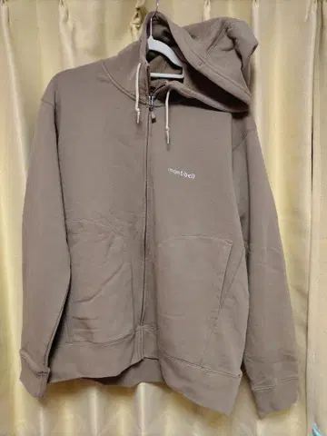 montbell XL 브라운 풀 집업 후드티