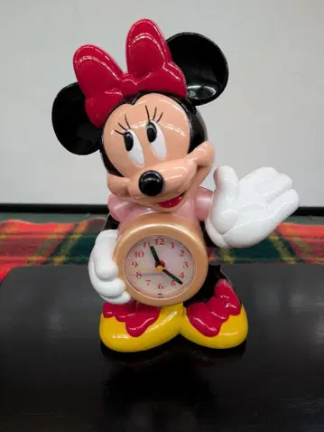 [ 박스 포함 새상품급 ] 디즈니 미니 마우스 알람 시계 탁상 시계
