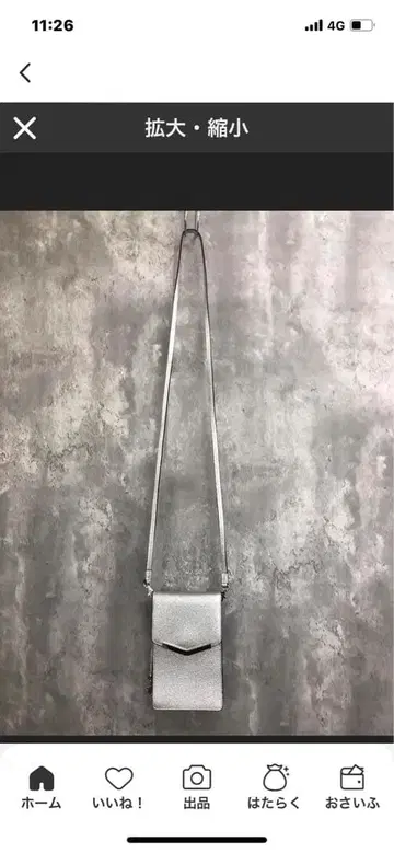 스픽 앤 스팬 미니 미니백 백 실버 여성용