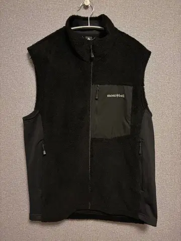 mont-bell 블랙 플리스 베스트 XL