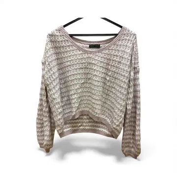 뜨개질 무늬 핑크 긴팔 니트 구제 의류 해외