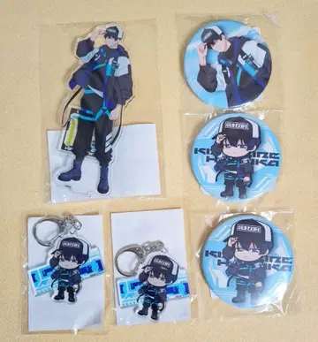 망각 배터리 청봉 하류화 사이퍼 펑크 아크릴 스탠드 아크링 키링 캔뱃지