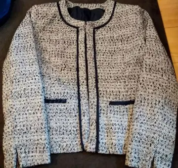 노카라 트위드 자켓