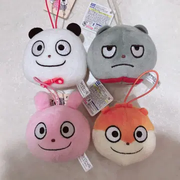 [택 포함] 니시무라 유우지 페이스 봉제 인형 4개 세트