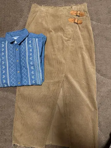 nowos 코듀로이 스커트