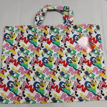 디즈니 Mickey 토트백 퀼팅 당시물 레트로