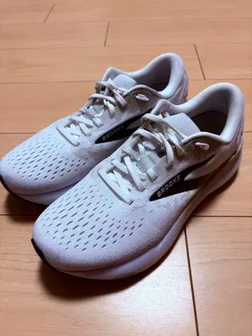 브룩스 고스트16 화이트, 베이지, 남성용 26cmD