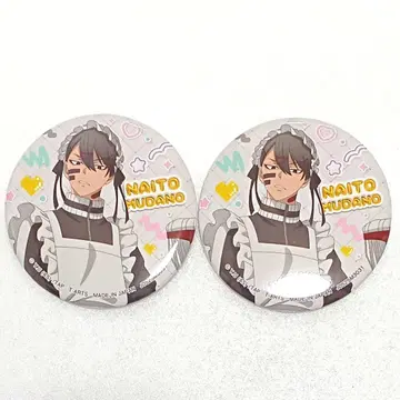 도원암귀 저지 메이드 트레이딩 캔뱃지 무다노진 2점 세트