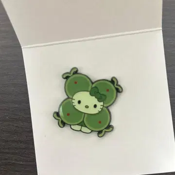 오사카 만박 일본관 모키티 핀 배지 시아와세모