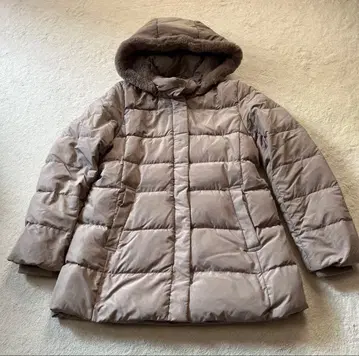 GLOBAL WORK 우츠쿠 실루엣 다운 코트 모카 L size