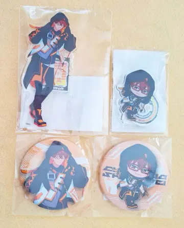 망각 배터리 치하야 슌페이 사이버펑크 아크릴 스탠드 캔뱃지