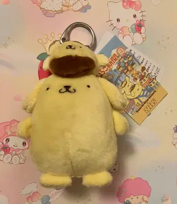 로리즈팜 딸기신문 폼폼푸딩 토이 키링