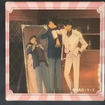 괴도 키드 남도일(쿠도 신이치) 캔뱃지 코난랜드 메모리얼 캔뱃지