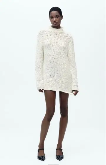 스팽글 니트 스웨터 S 사이즈