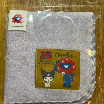 간사이 만박 Sanrio 콜라보 쿠로미 손수건