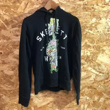 [ 7206번 ] design graniph 후드티 블랙 스컬