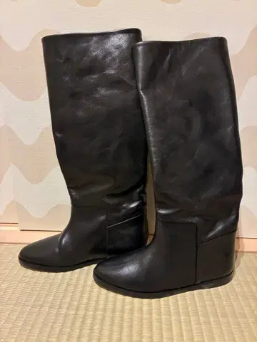 [ 새상품 미사용 ] REMME 레메 롱 부츠 블랙