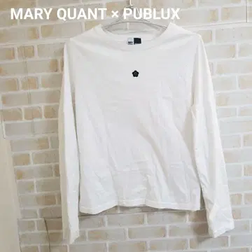 MARY QUANT x PUBLUX 원포인트 로고 롱 티셔츠