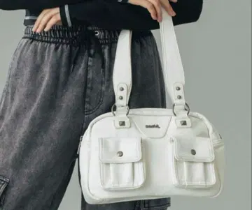 X-girl 더블 포켓 숄더백