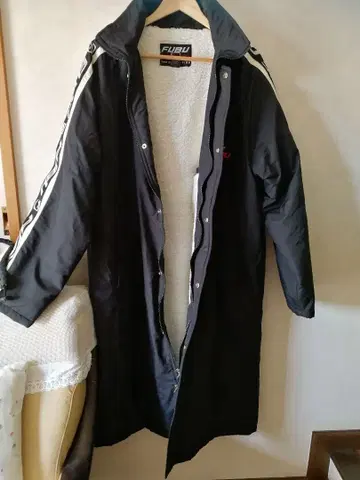 FUBU 보아 안감 플리스 벤치 코트