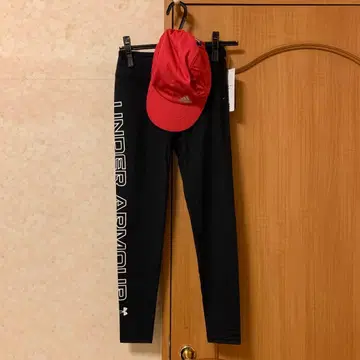 언더아머 레깅스 아디다스 캡 세트