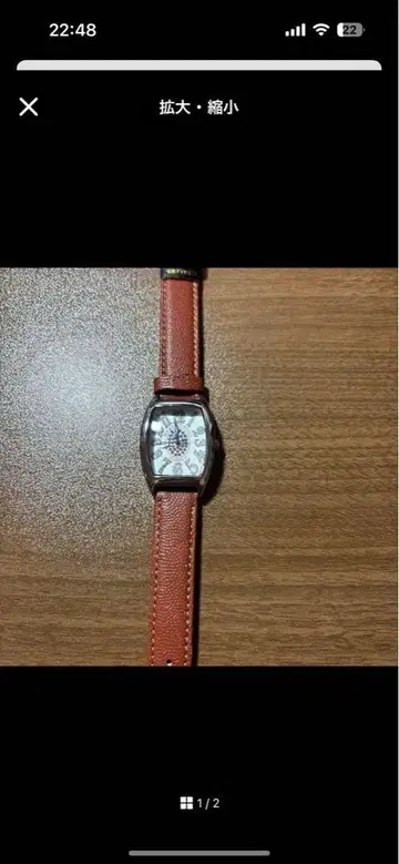 michel jurdain 손목시계 브라운 가죽