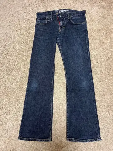 505 부츠컷 데님 다크 블루