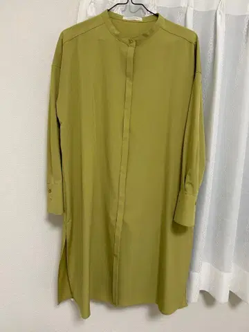 긴팔 셔츠 긴 길이