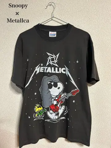 Snoopy x Metallica T셔츠 L 미사용 새상품