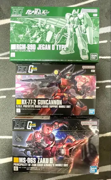 HGUC 건담 프라모델 묶음 판매