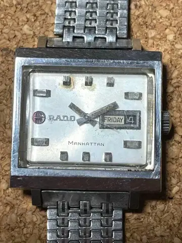 라도 맨해튼 자동 와인딩 작동품