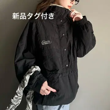 CRESTS JAVA 블랙 다운 블루종 아우터