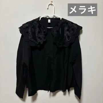 meraki. 메라키 도트 컬러 블라우스 블랙