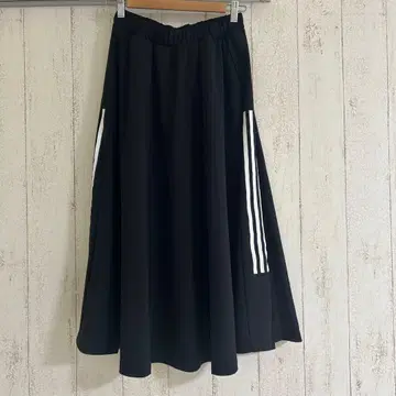 아디다스 롱 스커트 블랙 S