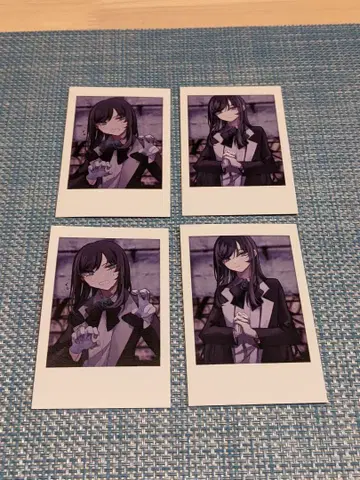 Ado 폴라로이드풍 트레이딩 카드 카무파넬라 4장