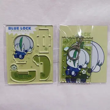 오토야 에이타 유라유라 아크릴 피규어 & 라메 아크릴 키링 블루 록