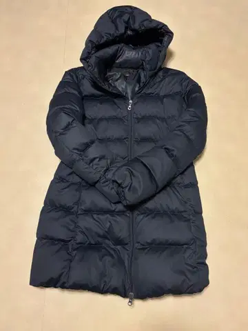 유니클로 다운 코트 L 사이즈 네이비