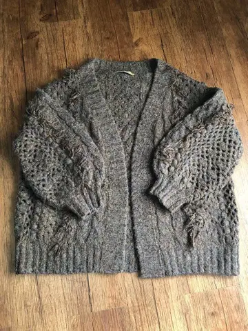 TORRAZZO DONNA 그레이 믹스 컬러 가디건