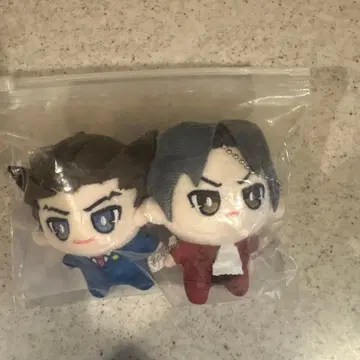 역전재판 중국 봉제 인형 나루호도 류이치 미츠루기 레이지 세트