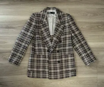 ZARA 더블 브레스트 테일러드 자켓 [ 미사용 ] 금일 한정 3499엔