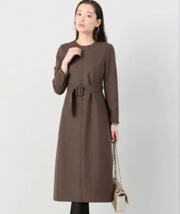 체크 타이트 원피스 베르메이유 페예나